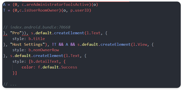 Host Settings normal flow